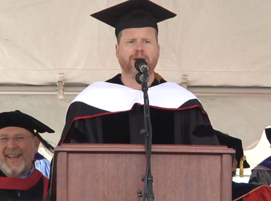 Joss Whedon, Wesleyan Commencement Joss Whedon, Wesleyan Commencement